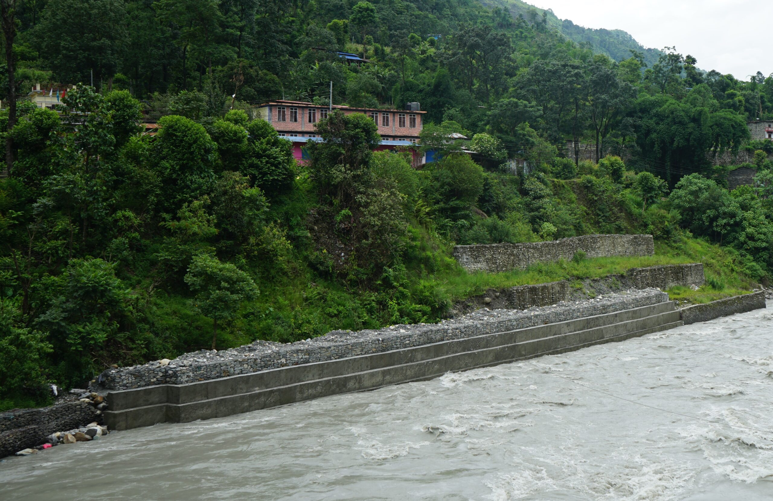River control project completed at a cost of Rs. 30 million