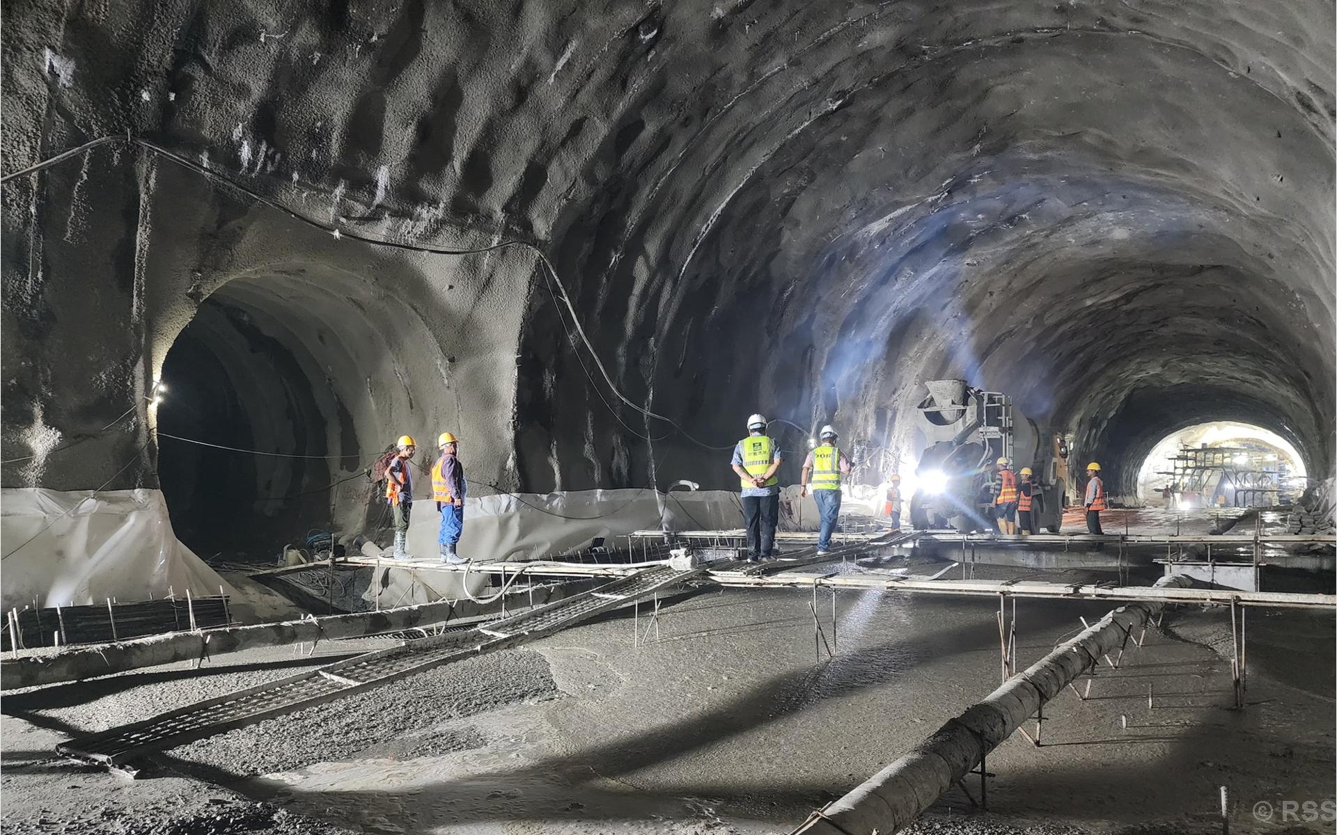 Invert construction of Siddhababa Tunnel completed