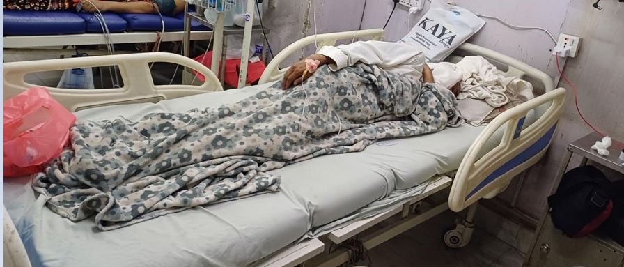 Diktel Mayor Bhattarai hospitalized, continues indefinite hunger strike