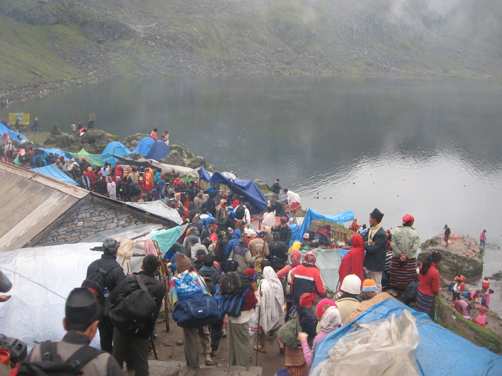 Two pilgrims missing while bathing in Gosaikunda lake