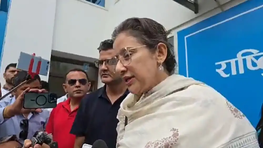 Actress Manisha Koirala joins signature campaign supporting Rabi Lamichhane