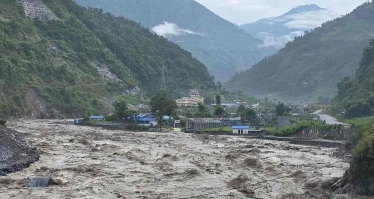 Tibet rain triggers Trishuli flood, downstream warning issued