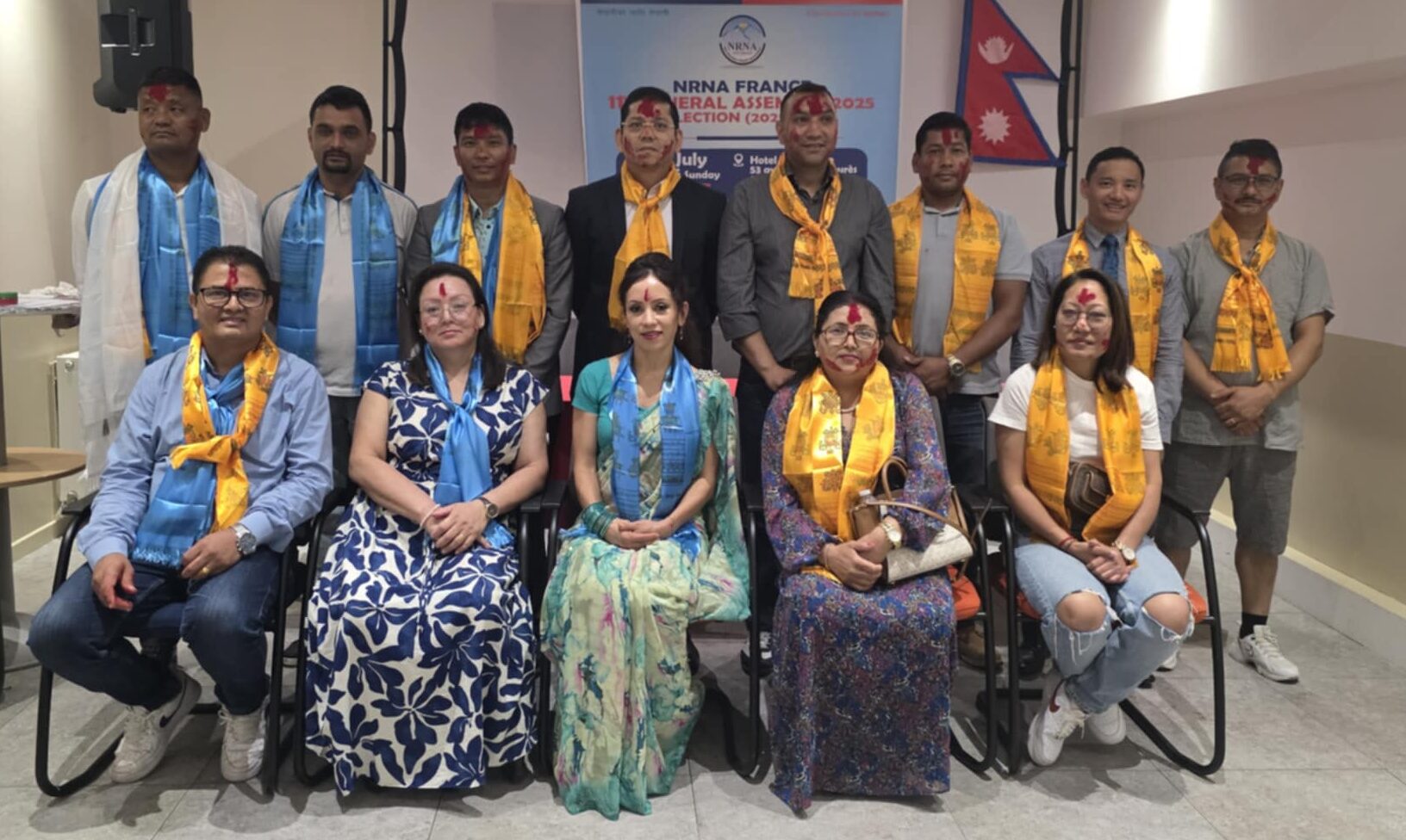 Shrestha elected as NRNA France president