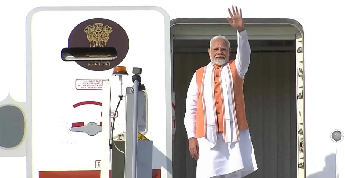 Indian PM Narendra Modi departs for five-nation visit