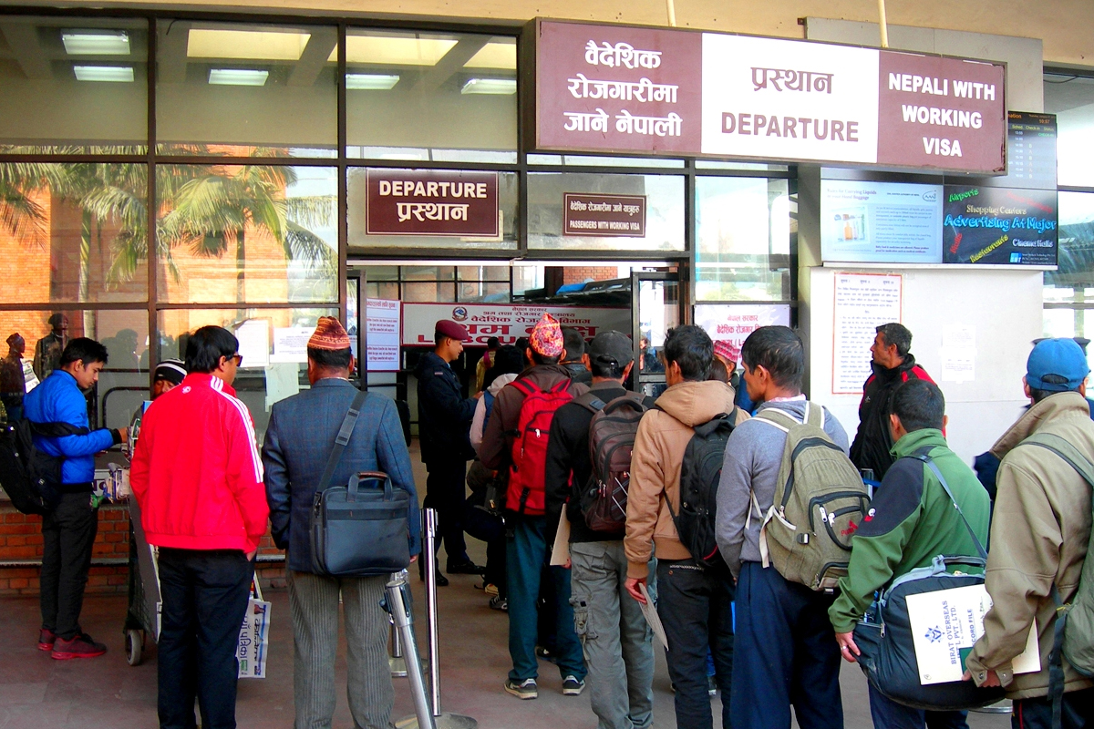 Over 2,300 Nepalis leaving daily for foreign jobs