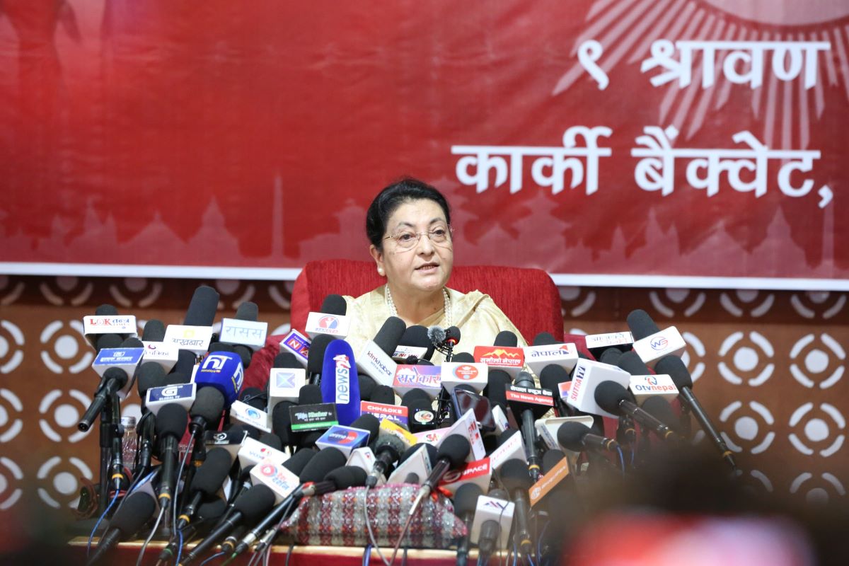 Bidya Bhandari rejects party membership scrapping, emphasizes commitment to UML ideals
