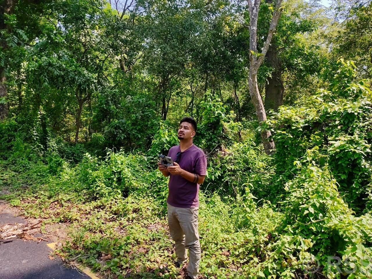 Division Forest Office using drones to monitor forest areas