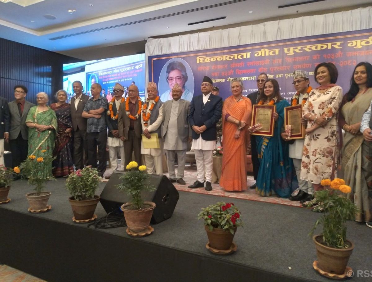 Chhinnalata Award to Rajendra Rijal