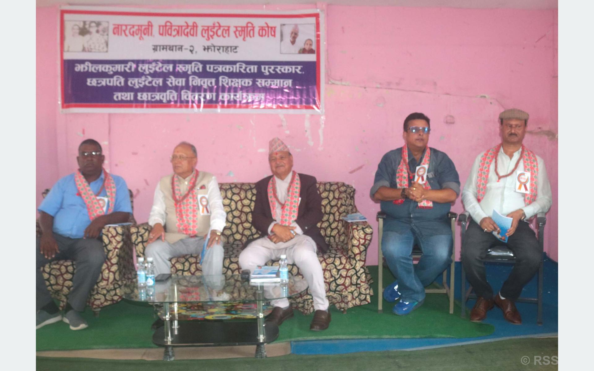 Speaker Bista urges journalists to write for social change