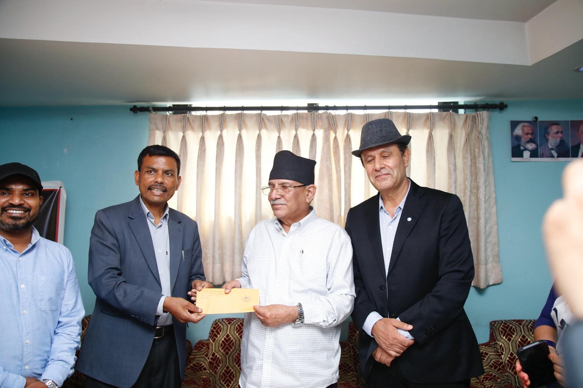 Prachanda warns of possible protests to secure people’s rights