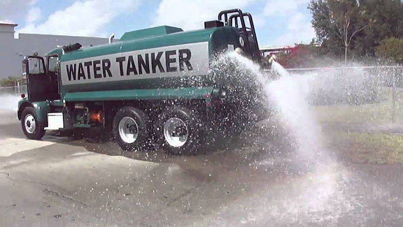Water tankers to supply water in Birgunj