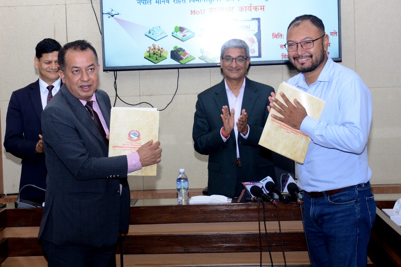 Temporary houses under construction for disaster victims: Home Minister Lekhak