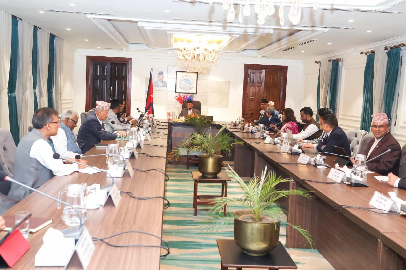 Cabinet silent on bribery scandal as Minister Gupta attends meeting