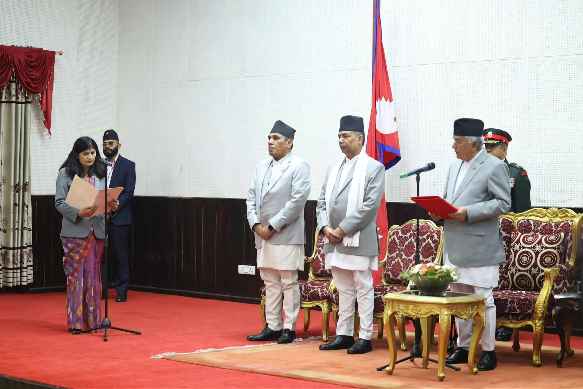 Bhagwati Neupane sworn in as Minister for Federal Affairs and General Administration