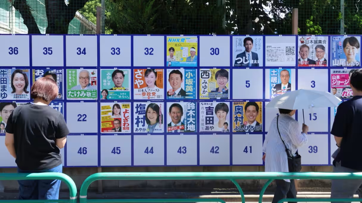 Japan PM faces reckoning in upper house election