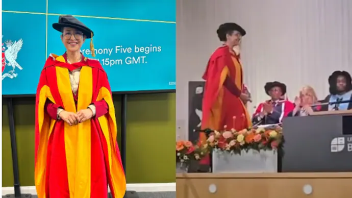 Manisha Koirala receives honorary doctorate from University of Bradford