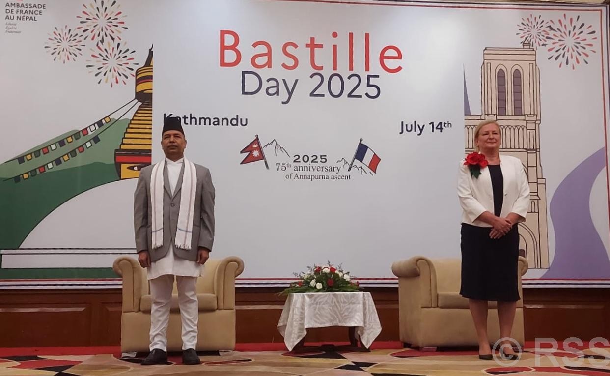 Vice President Yadav attends National Day celebration of France