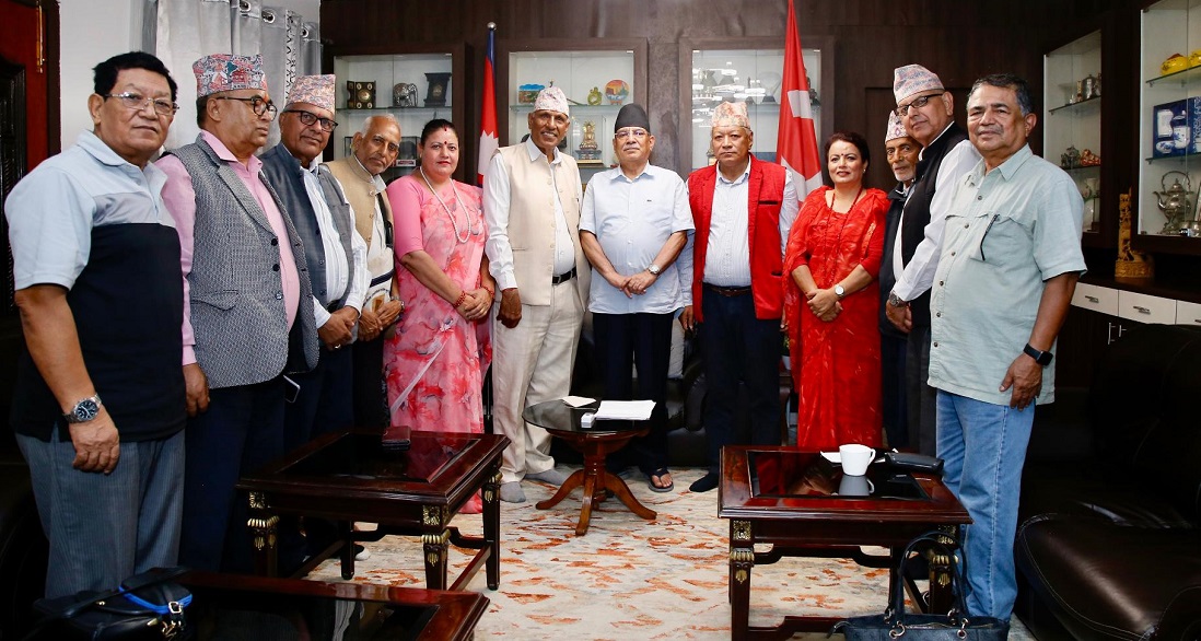 Prachanda pledges support for senior citizens’ demands
