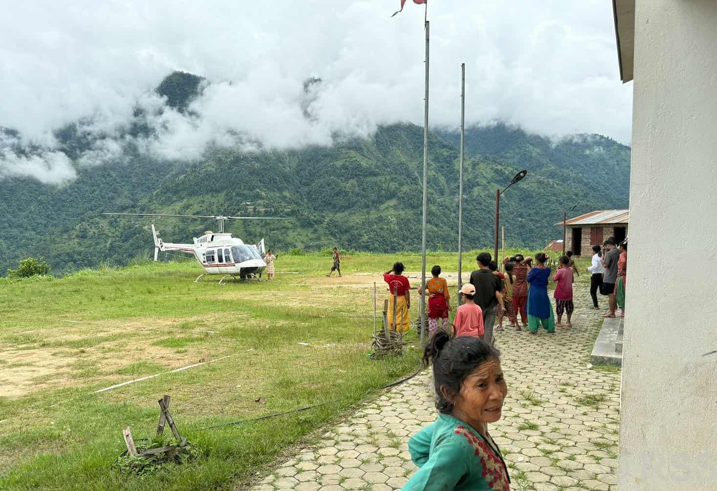 Helicopter rescue saves pregnant woman and baby in Kavre