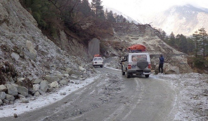 Eleven national highways completely blocked due to landslip, flooding