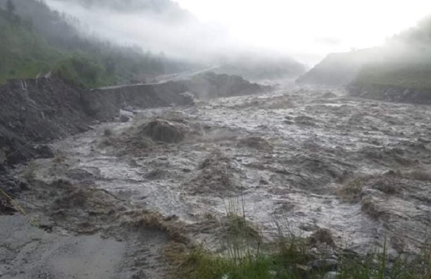 Bhotekoshi flood poses downstream threat up to Benighat, authorities issue high alert