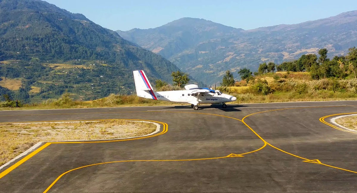 Air flights resume after three weeks in Taplejung