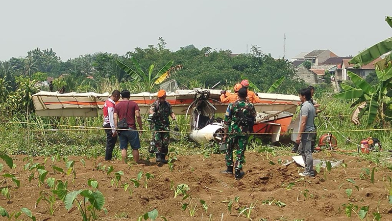 Light-sport aircraft crash in Indonesia’s West Java kills 1, injures 1