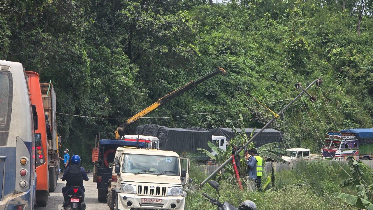 One-way traffic resumes on Prithvi Highway in Dhading