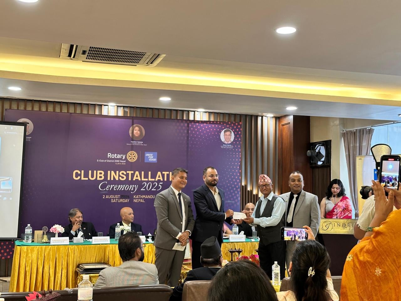Rotary E-Club and Rota Kids hold joint installation ceremony