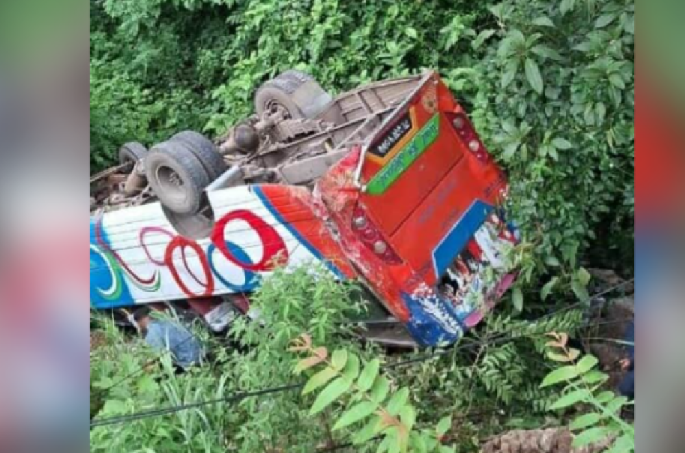 Passenger bus plunges into Marshyangdi River in Tanahun, resecue operations underway