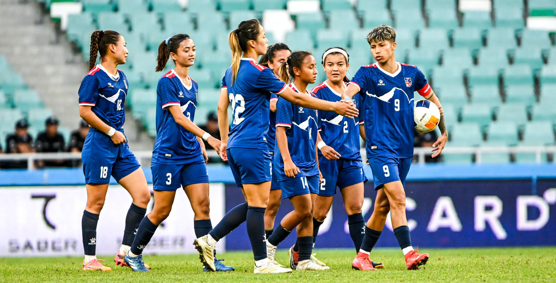 Nepal women’s football team soars to 87th in FIFA rankings