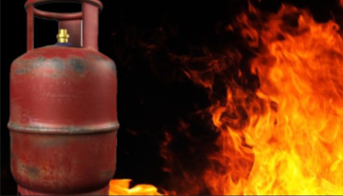 Elderly woman critically wounded in cylinder gas triggered fire