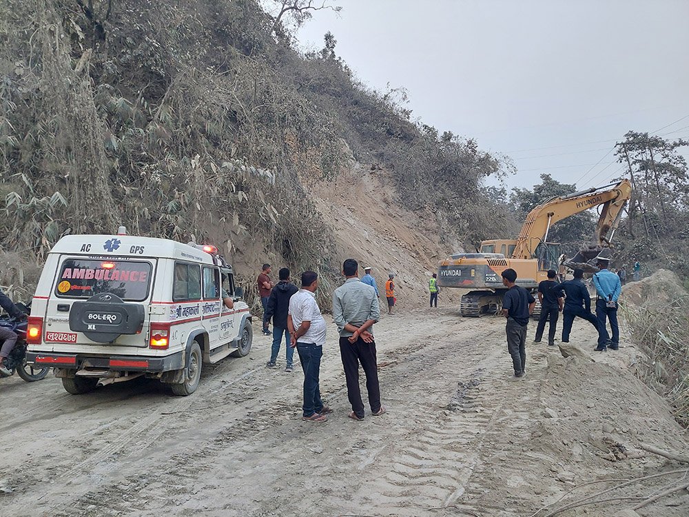 Daunne road section partially reopens