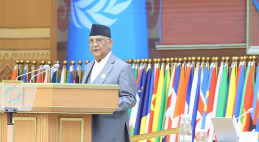 PM Oli at LLDC summit: Connectivity is justice, not charity