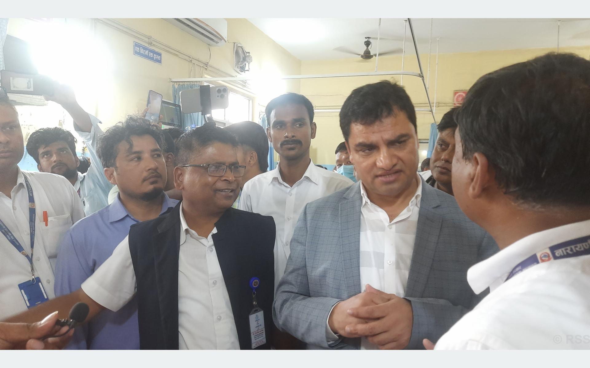 ‘Arrange free treatment for diarrhea and cholera patients’