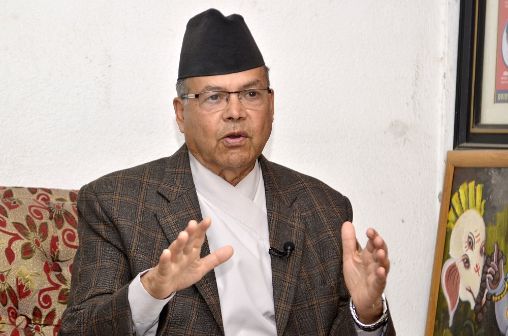 Khanal rebukes party Chair Nepal for asking him to exit Unified Socialist