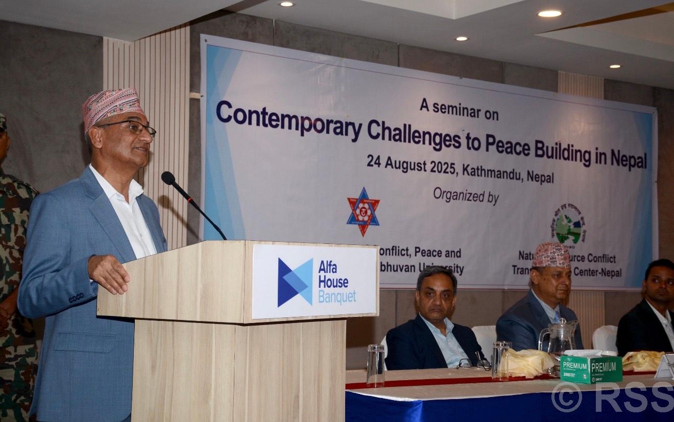 Conflict-free society is only imagination: Home Minister Lekhak