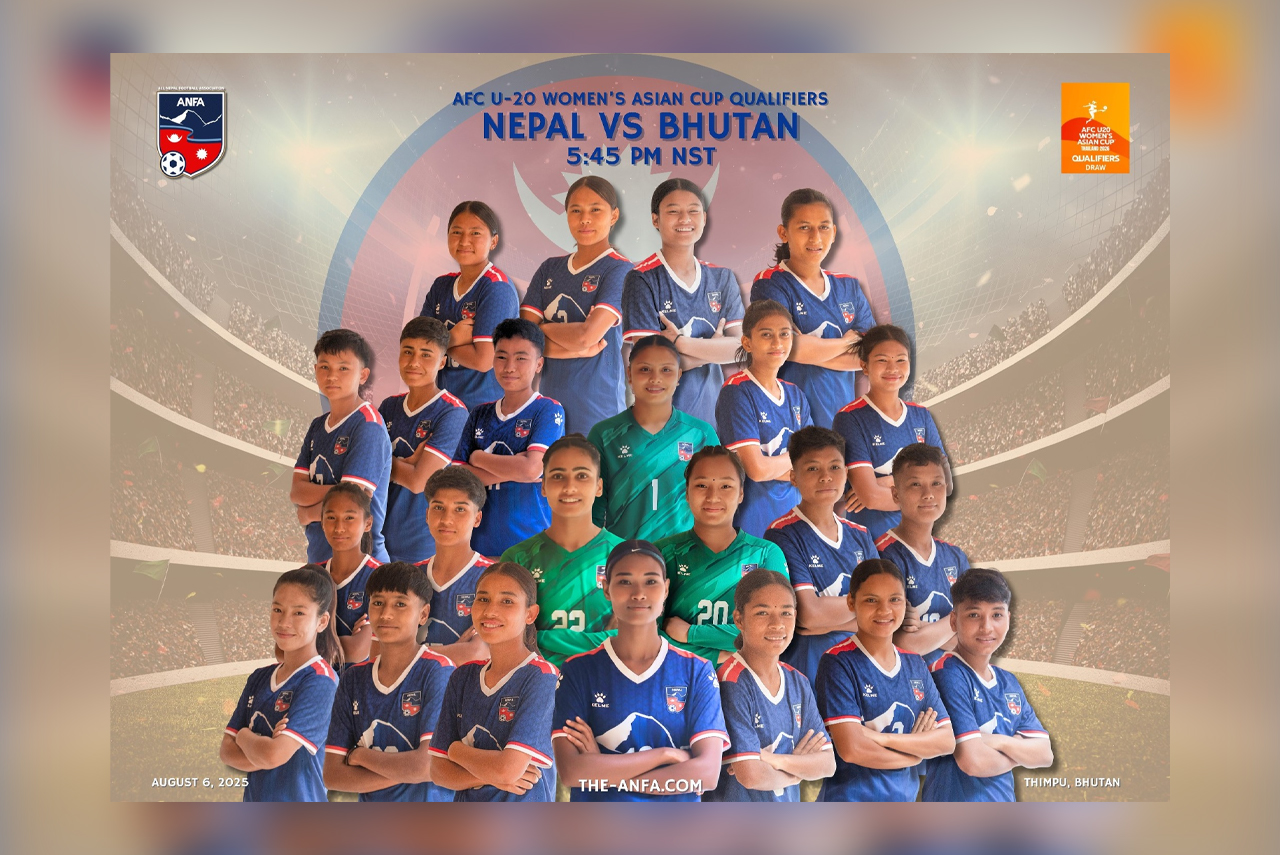 Nepal faces Bhutan in AFC U-20 Women’s Asian Cup qualifier today