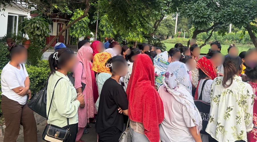 40 Nepali women rescued in Delhi before being trafficked to Gulf