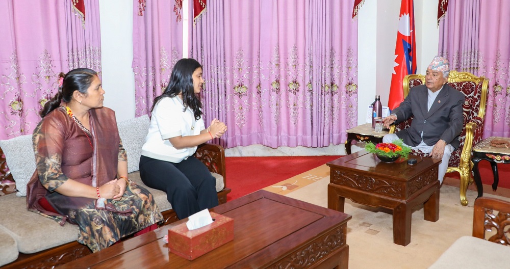 President Paudel meets with hostage’s family, pledges continued efforts