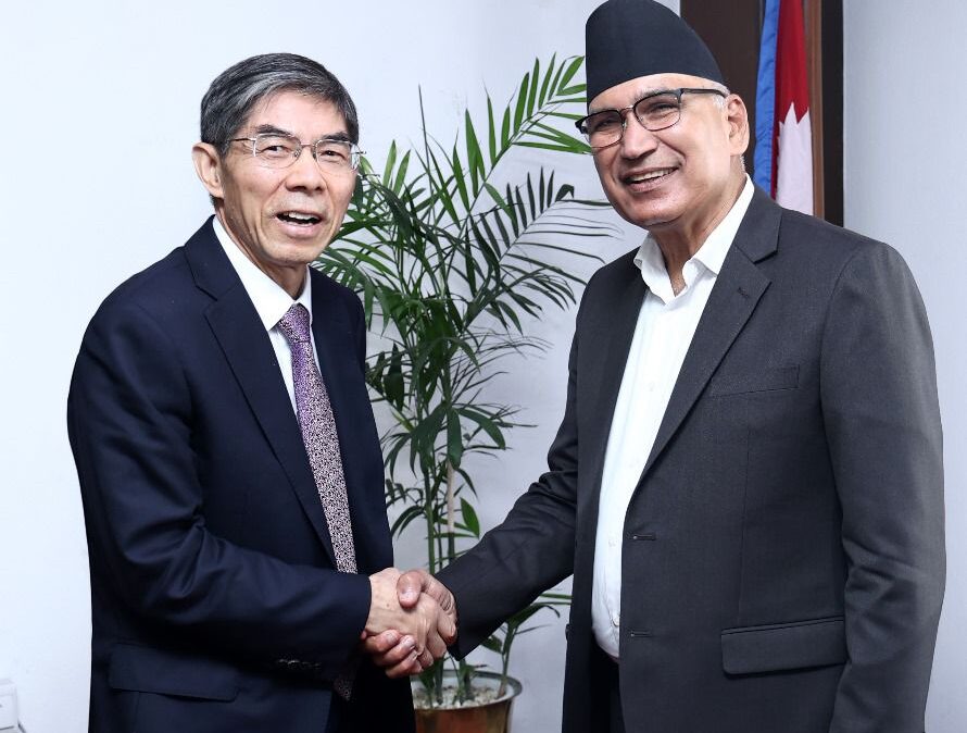 Paudel meets Chinese Vice-Minister Lingjun