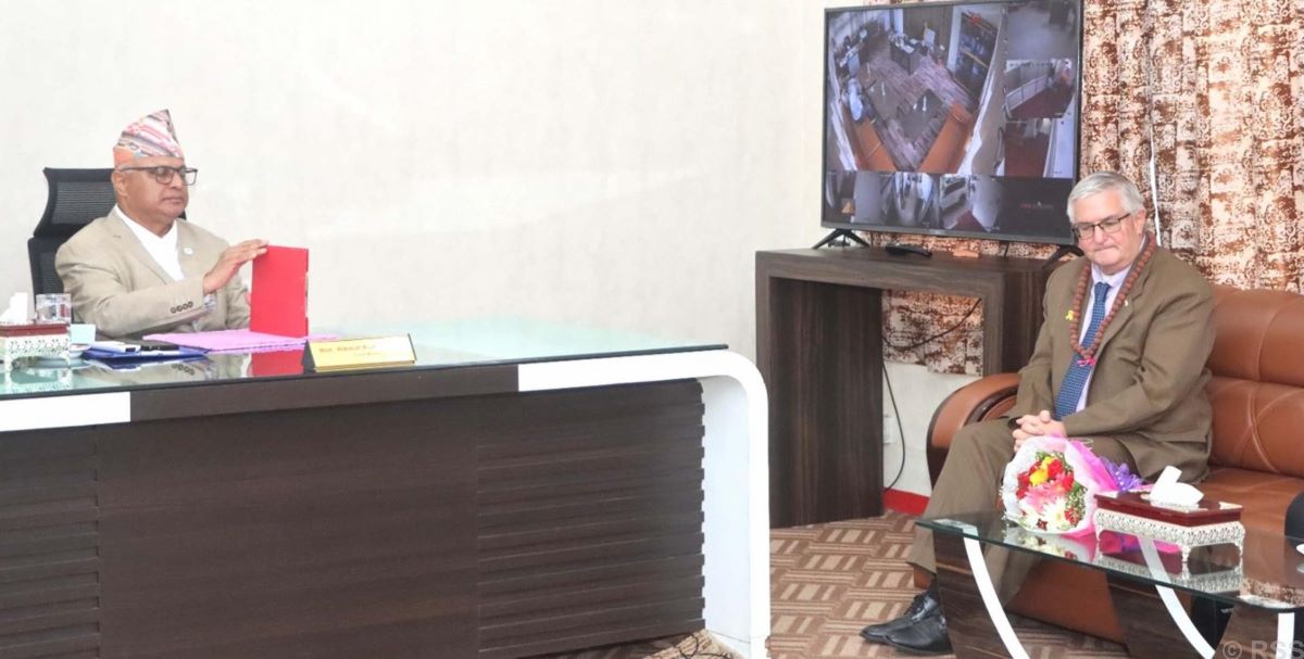 CM Karki and Israeli Ambassador to Nepal meet