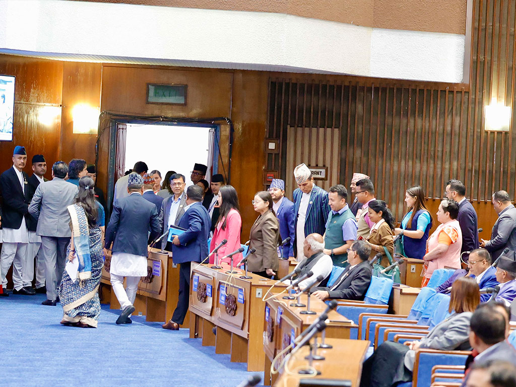 RSP, RPP lawmakers walk out of parliament, demand visa probe and Khatiwada’s resignation