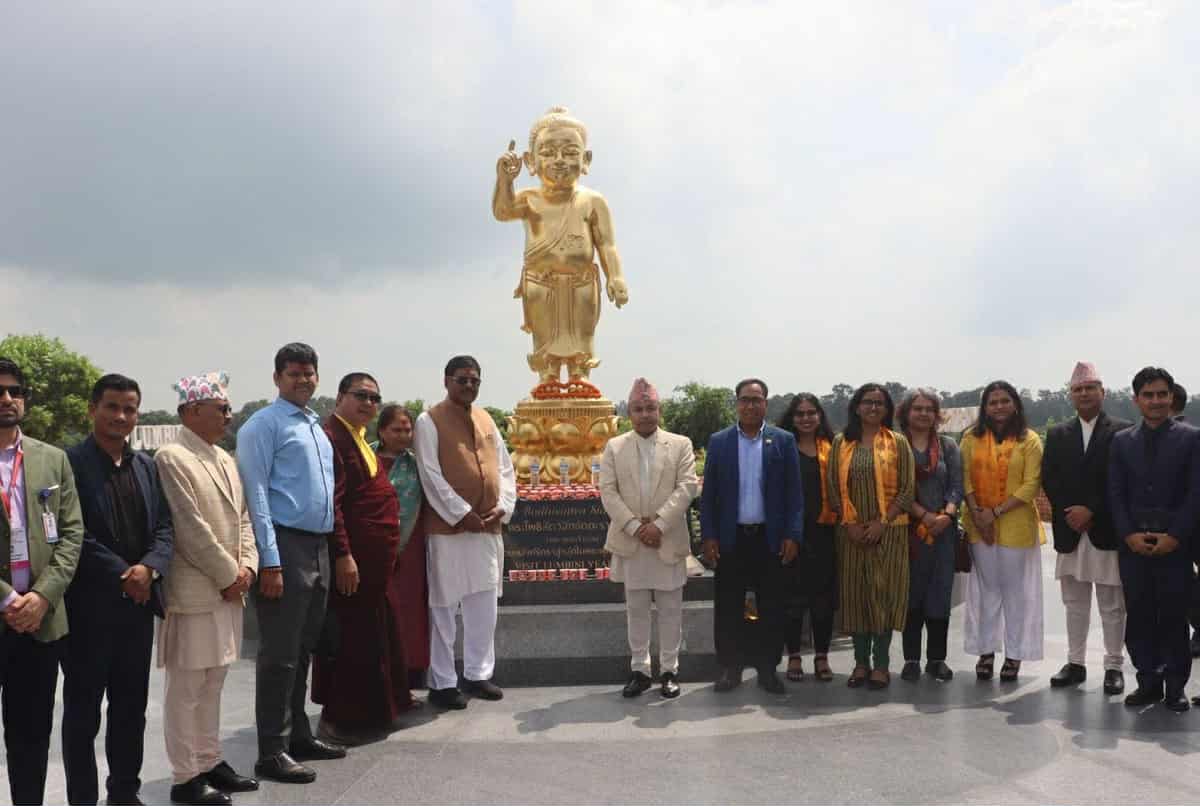 India’s Chief Justice Gavai visits Lumbini