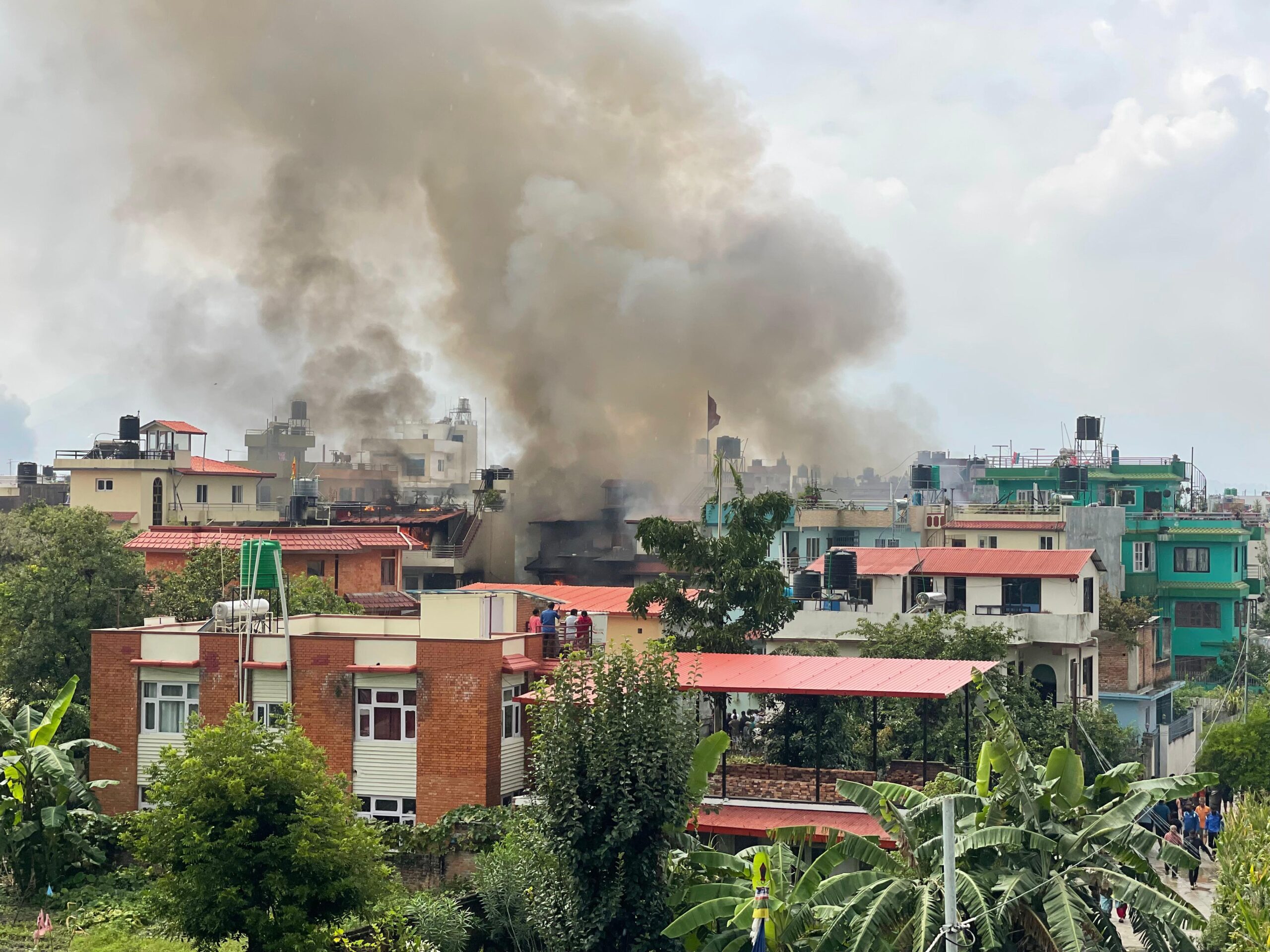Arson at PM Oli’s residence in Balkot