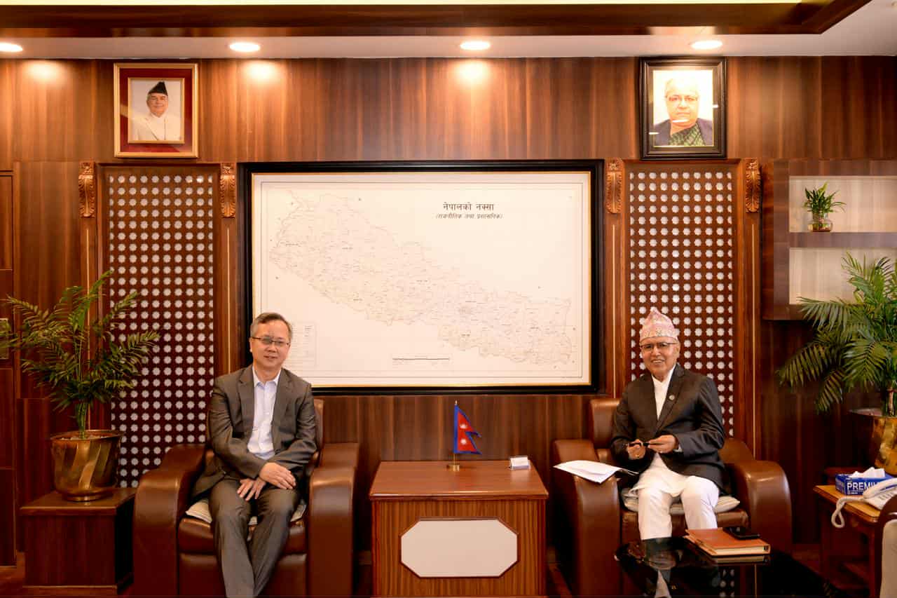 Finance Minister holds separate courtesy meetings with Indian and Chinese Ambassadors