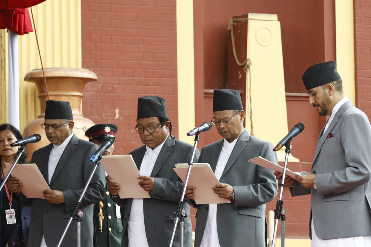 Four newly appointed ministers take oath of office