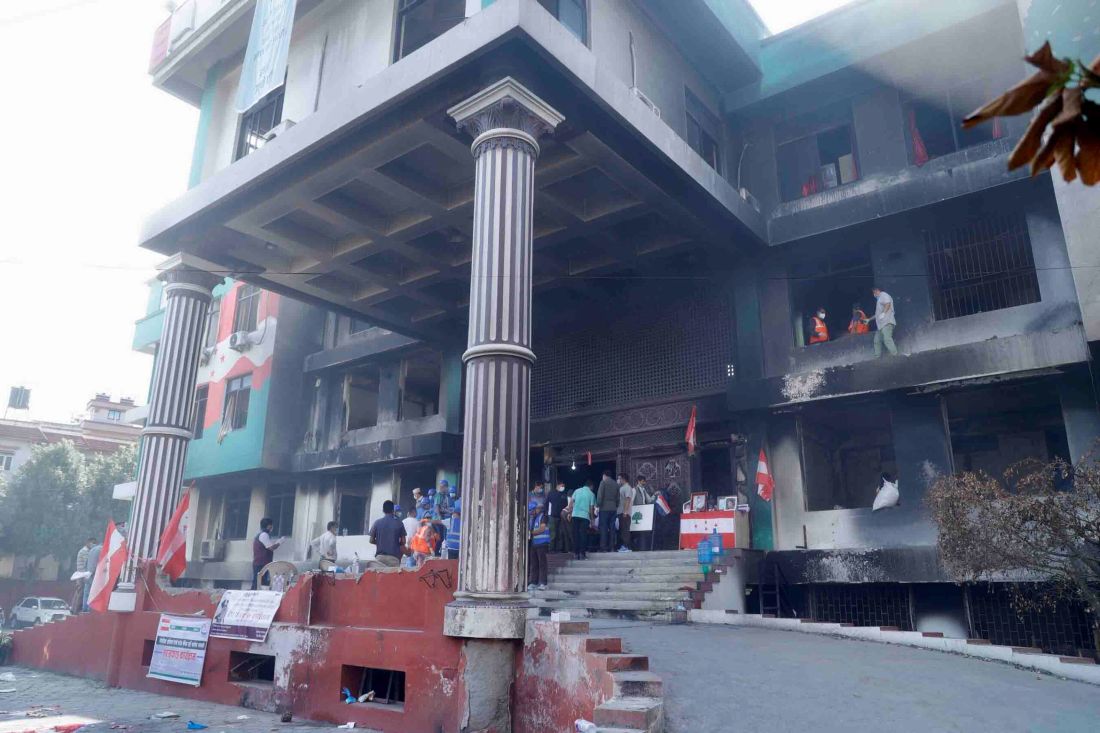 NC Central Office; 48 district committee offices receive damages during Gen-Z protests