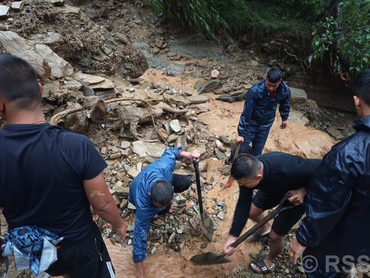 Two girls missing in Sindhupalchok landslide