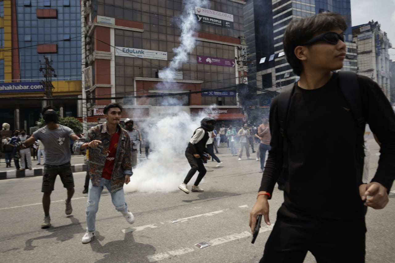 Gen Z protesters breach Parliament, set fire; warning shots fired
